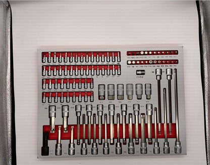 Professional trolley with 258 pcs tools