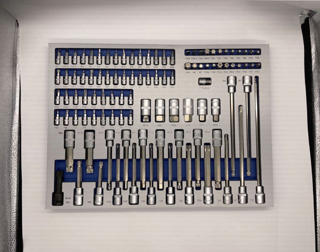 Professional trolley with 319 pcs tools